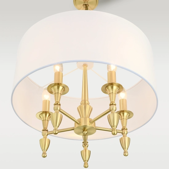 Lampa wisząca AUSTIN P05197BR-WH CosmoLight - zdjęcie dodatkowe 3