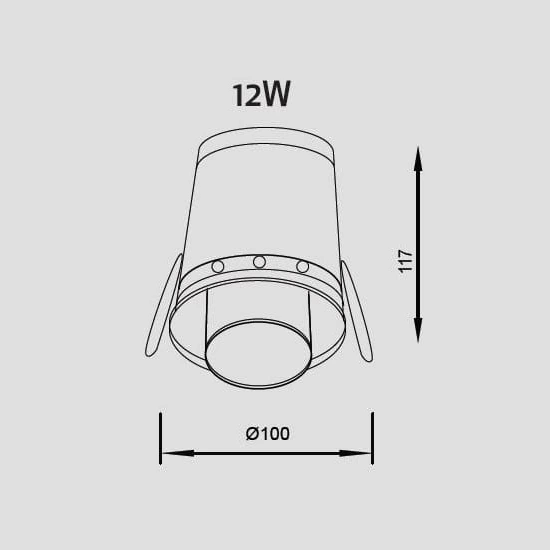 Lampa spot Mantra Garda 4000K 6403MA - zdjęcie dodatkowe 1