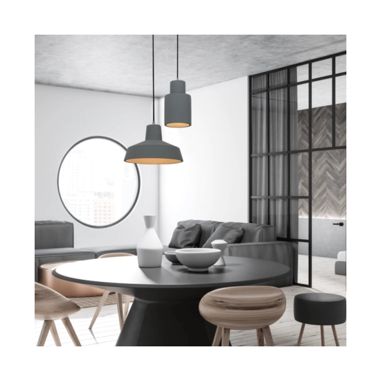 1655 SINGLE PENDANT CONCRETE Zambelis Lights