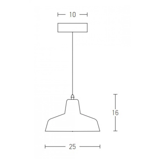 1655 SINGLE PENDANT CONCRETE Zambelis Lights