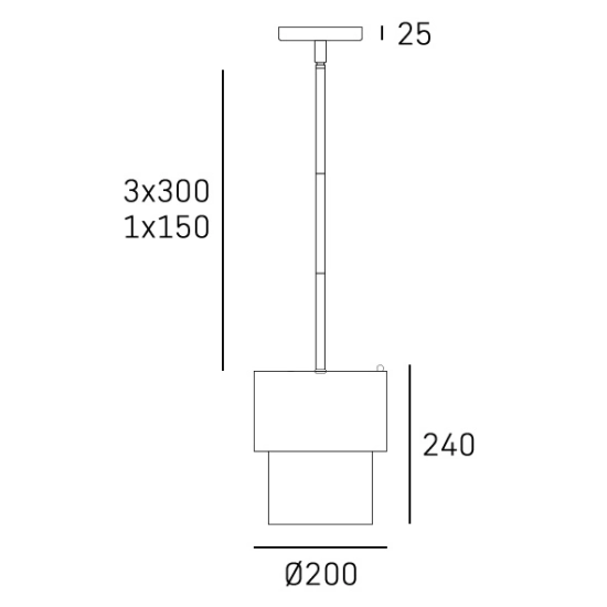 Lampa wisząca COBURG P01777BR CosmoLight - zdjęcie dodatkowe 3