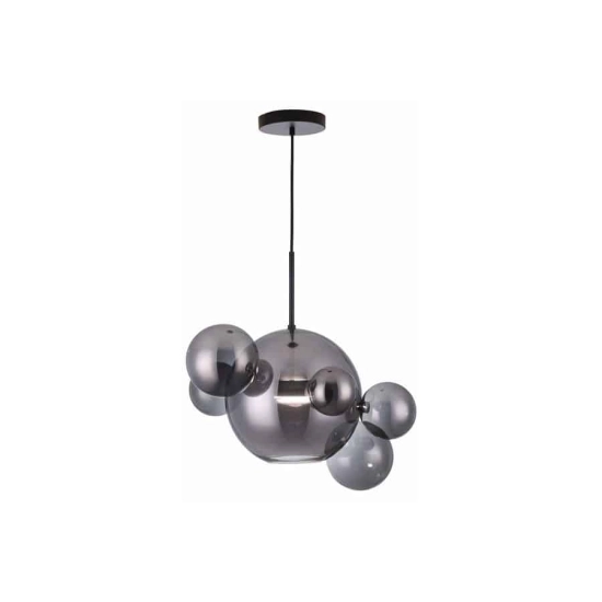 Multiverse - lampa wisząca LED czarna 1+5, 338121-02 REALITY