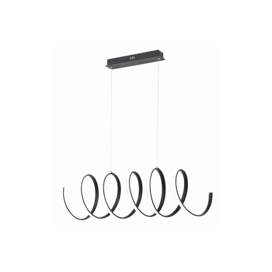 kinkiecik.pl Ribbon - lampa wisząca LED czarna 336401-02 REALITY