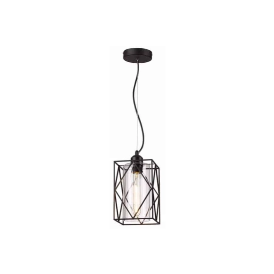 kinkiecik.pl Ezra - lampa wisząca 1pł czarna 337901-02 REALITY