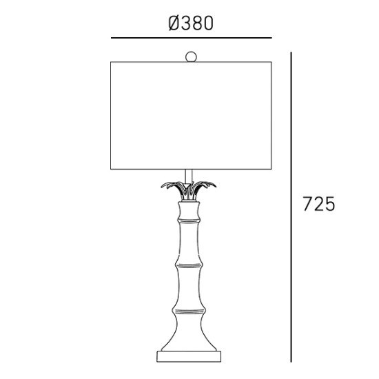 Lampa stołowa LOBOC T01019BR-WH CosmoLight - zdjęcie dodatkowe 6