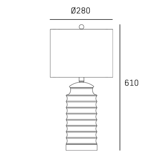 Lampa stołowa COASTAL T01026BR-WH CosmoLight - zdjęcie dodatkowe 5