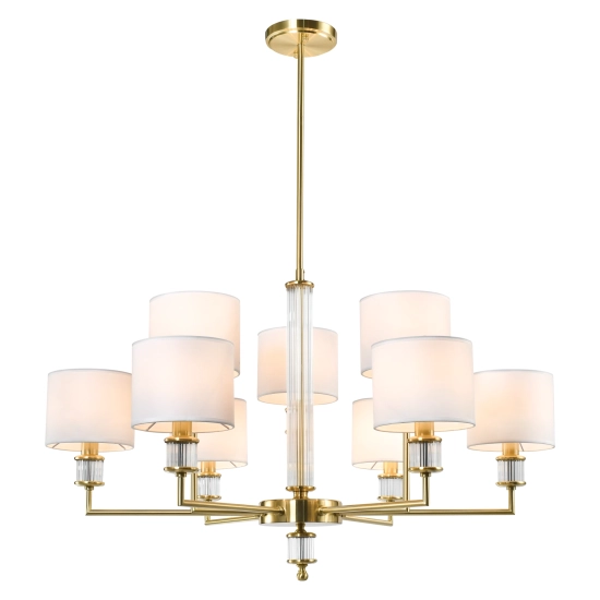 Lampa wisząca SUTTON P09685BR-WH CosmoLight - zdjęcie produktu