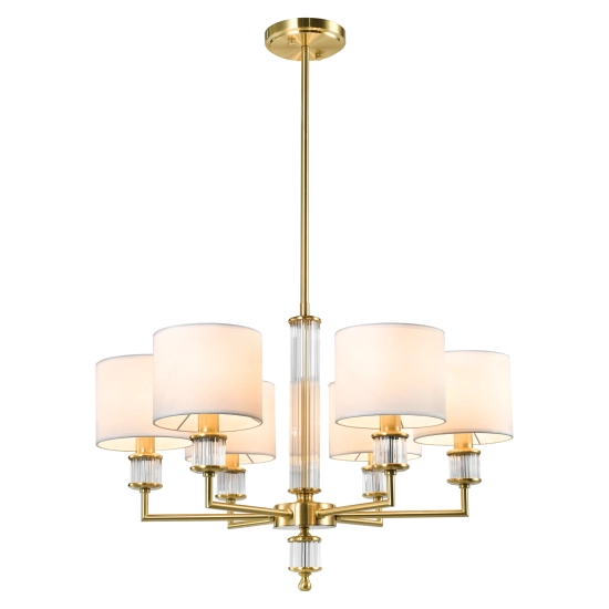 Lampa wisząca SUTTON P06692BR-WH CosmoLight - zdjęcie produktu