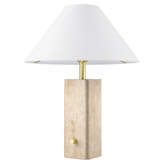 Lampa stołowa ORLEANS T01470BR-WH CosmoLight - zdjęcie dodatkowe 6