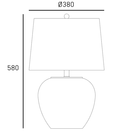 Lampa stołowa ROSETTE T01876BK-WH CosmoLight - zdjęcie dodatkowe 1