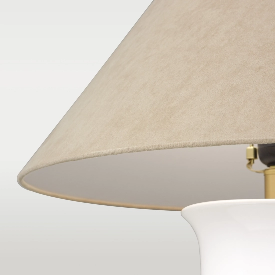 Lampa stołowa MONROE T01869BR-WH CosmoLight - zdjęcie dodatkowe 2