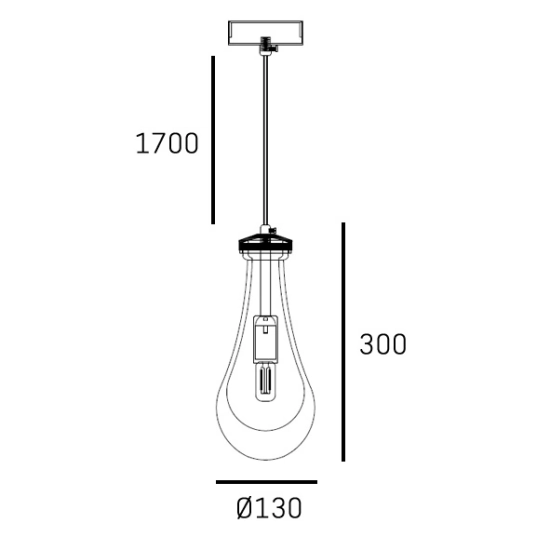 Lampa wisząca MEMPHIS P01128BR CosmoLight - zdjęcie dodatkowe 2
