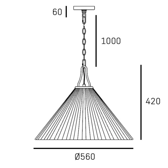Lampa wisząca PROVIDENCE P01521BR-WH CosmoLight - zdjęcie dodatkowe 2