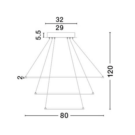 lampa wisząca LOBOS LE41671 Luces Exclusivas - zdjęcie dodatkowe 2