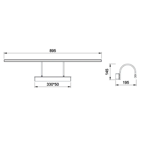 Lampa ścienna Mantra Paracuru 6384MA - zdjęcie dodatkowe 1
