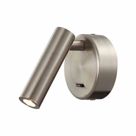 Lampa ścienna Mantra Prea Satin Nickiel 6076MA - zdjęcie produktu