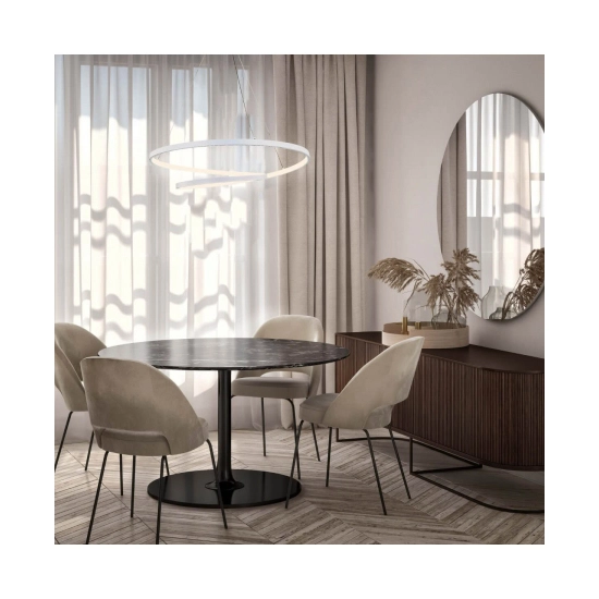 180055 PENDANT LIGHT LED 56W WHITE FOR INDOOR SPACES Zambelis Lights