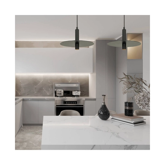 18139-B PENDANT LIGHT LED 7W BLACK Zambelis Lights