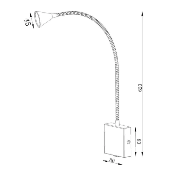 BUDDY Kinkiet LED 1x3W 4000K biały 18293/03/31 Lucide - zdjęcie dodatkowe 4
