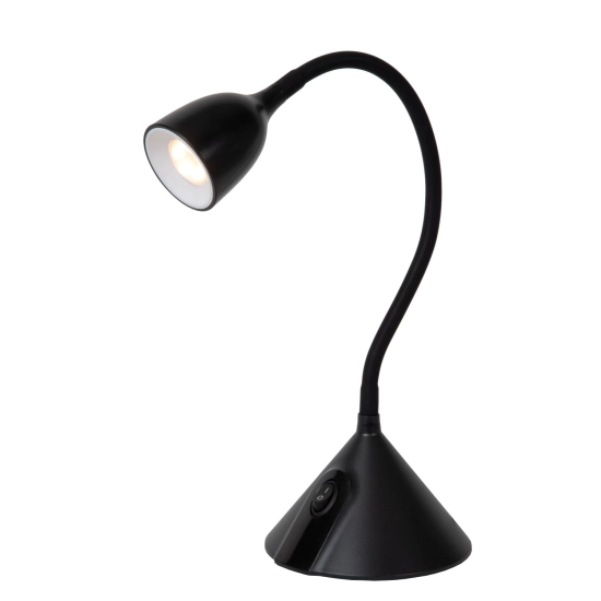 MILO Lampka biurkowa D 12,8 cm LED 1x3,2W 3000K czarny 18673/03/30 Lucide - zdjęcie produktu