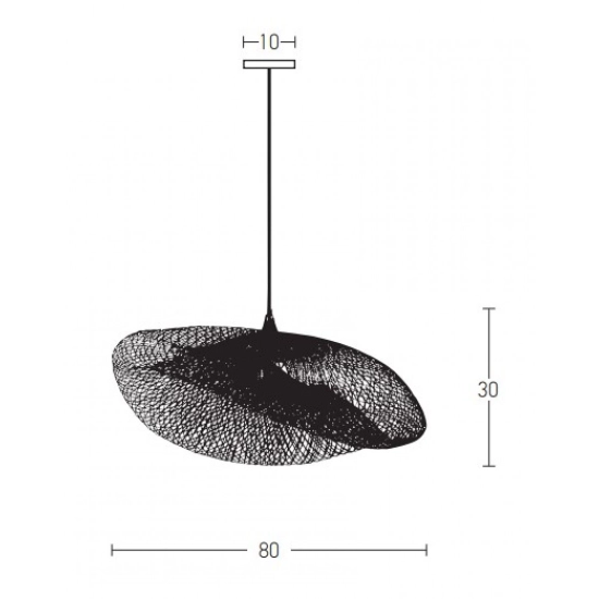 19103 PENDANT LAMP BAMBOO 1XE27 Zambelis Lights