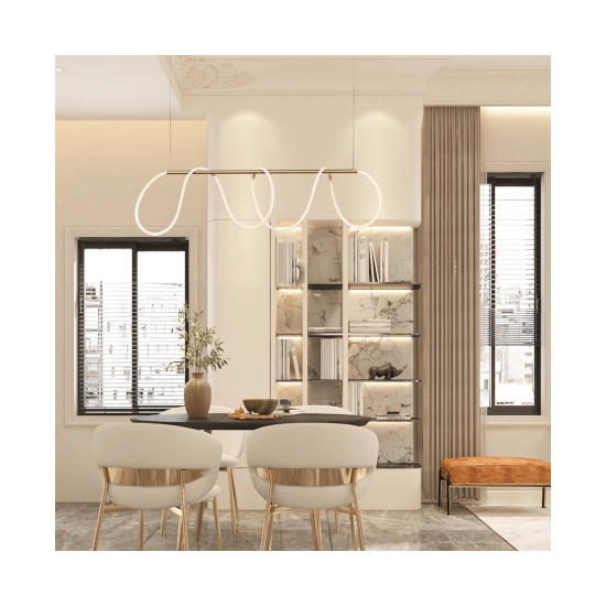 19254 PENDANT LIGHT LED 28W GOLD MAT FOR INDOOR SPACES Zambelis Lights