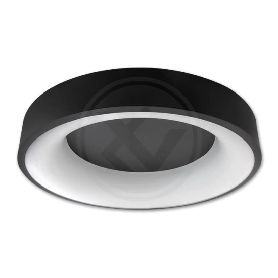 kinkiecik LAMPA SUFITOWA OHIO BLACK 24W LED ML3832 MILAGRO