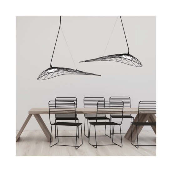 1975 PENDANT LIGHT LED 10W 3000K BLACK Zambelis Lights