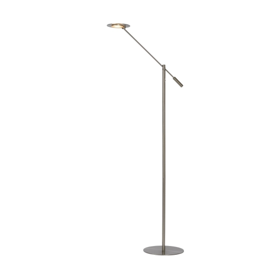 ANSELMO Lampa podłogowa LED Dim. 1x9W 3000K Satin Chrome 19766/09/12 Lucide - zdjęcie produktu
