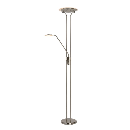CHAMPION-LED Lampa podłogowa LED Dim. 3000K Satin Chrome 19792/24/12 Lucide - zdjęcie dodatkowe 3