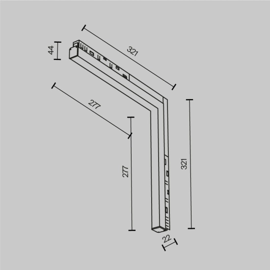 Lampa szynowa Basis Angle Exility 2700-6000K 24W 120° Dim Smart TR102-24W-DS-W Maytoni - zdjęcie dodatkowe 4