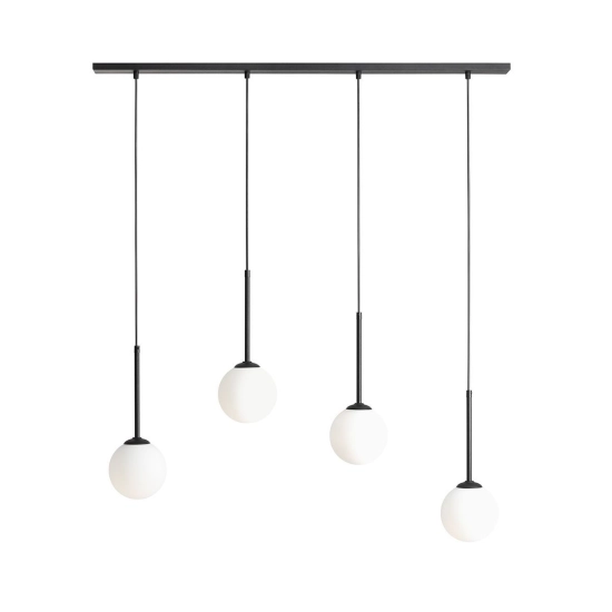 LAMPA WISZĄCA BOSSO 4 CZARNY 1087L1 ALDEX - zdjęcie produktu