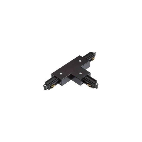 1F T łącznik prawy czarna z opcja zasilania 230V R12276 Rendl light studio - zdjęcie produktu