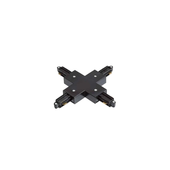 1F X łącznik czarna z opcją zasilania R12279 230V Rendl light studio - zdjęcie produktu