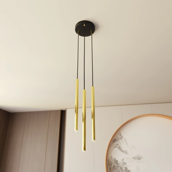 Lampa wisząca SELTER 3 PREMIUM GOLD 1332/3PREM EMIBIG Lighting
