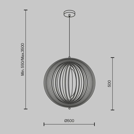 Lampa wisząca Roots MOD197PL-01W1 Maytoni - zdjęcie dodatkowe 5