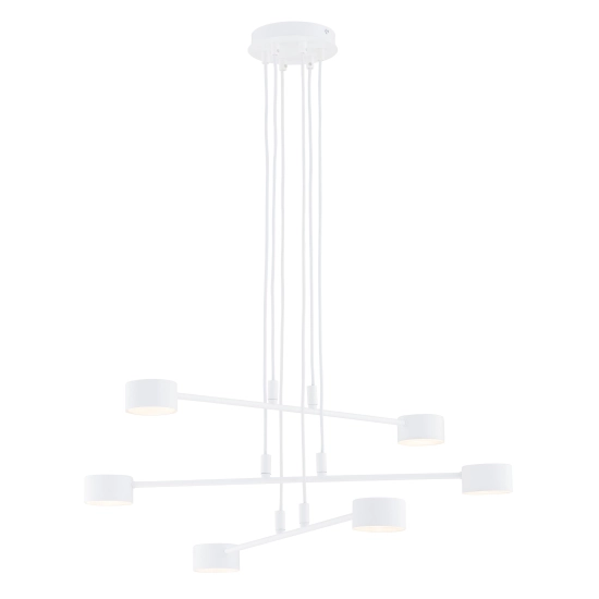 Lampa wisząca MODUS 6 WHITE 1340/6 EMIBIG Lighting