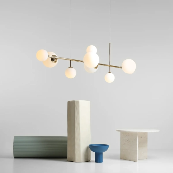 Lampa wisząca DIONE 9 ZŁOTY 1092N30 Aldex - zdjęcie produktu