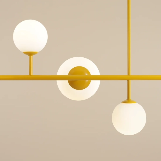 DIONE 6 MUSTARD 1092K14 Nowoczesna lampa wisząca #colours Aldex - zdjęcie dodatkowe 4