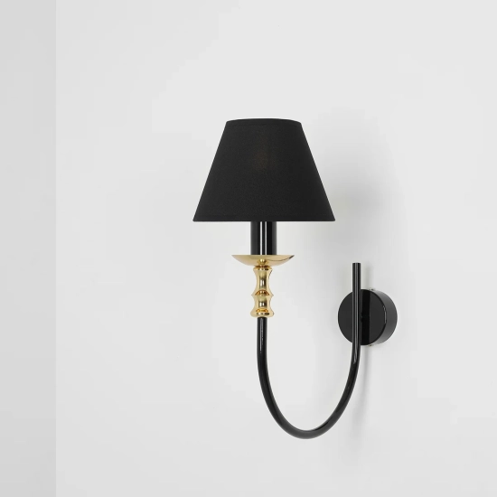 ROMA WALL CZARNY 1118C1 Elegancki kinkiet Aldex - zdjęcie produktu