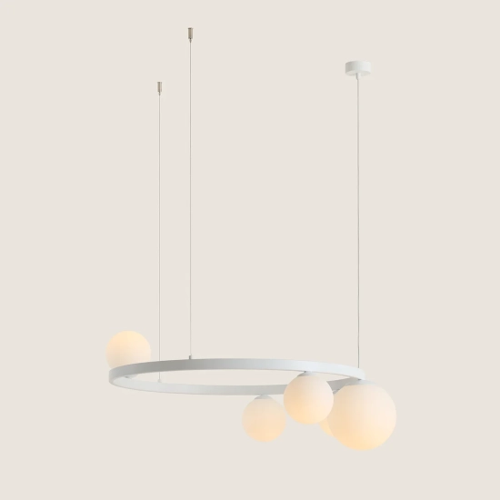 Lampa wisząca GARDA 5 RING BIAŁY 1099F_R Aldex - zdjęcie dodatkowe 1