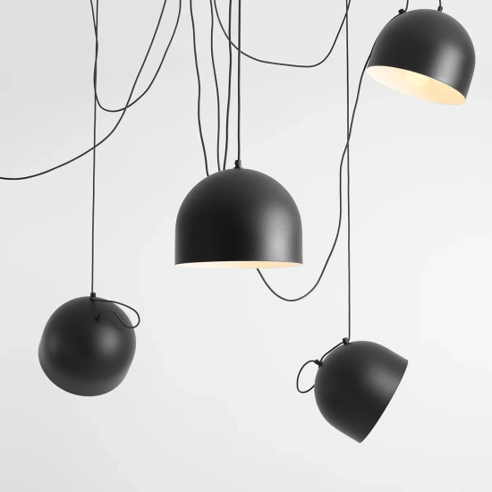 Lampa wisząca NOOR 5 CZARNY 1122F1 Aldex - zdjęcie dodatkowe 3