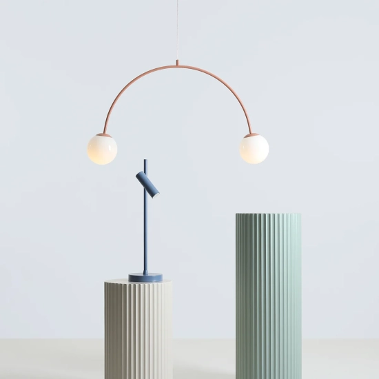 Lampa wisząca UNA 2 CORAL 1116H11 Aldex - zdjęcie produktu