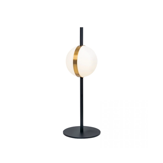 2004 TABLE LIGHT 8W ALUMINIUM - METAL - ACRYLIC, BLACK - GOLD FOR INTERIOR SPACES Zambelis Lights