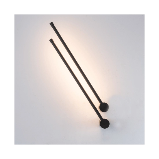 20114 LED WALL LAMP 12W 3000K ALUMINIUM - ACRYLIC BLACK MATT Zambelis Lights