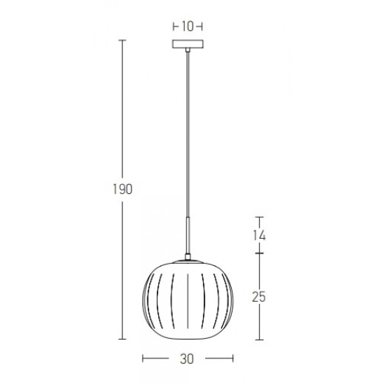 20125 GLASS PENDANT LAMP 1XE27 MAX 40W FROST WHITE GLASS & MATT WHITE METAL Zambelis Lights