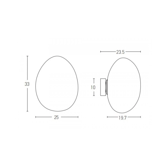 20136 LED WALL LAMP 5W 3000K METAL - OPAL GLASS Zambelis Lights