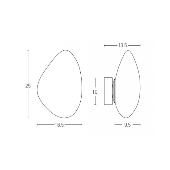 20137 LED WALL LAMP 5W 3000K METAL - OPAL GLASS Zambelis Lights