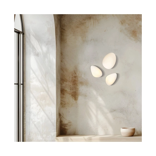 20137 LED WALL LAMP 5W 3000K METAL - OPAL GLASS Zambelis Lights