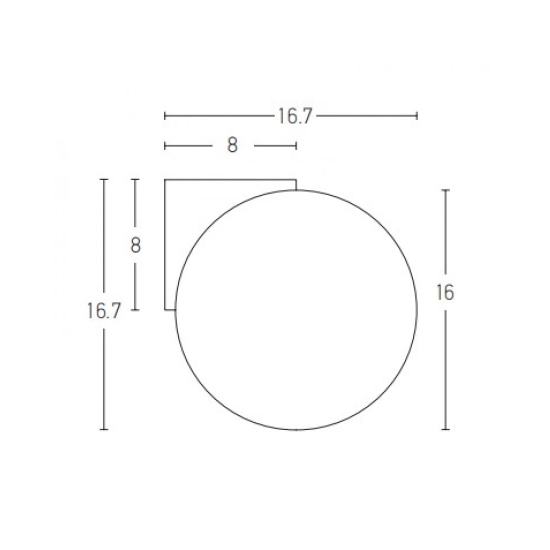 20149 LED WALL LAMP 1XG9 7W BRUSHED BRASS FINISH IP44 Zambelis Lights